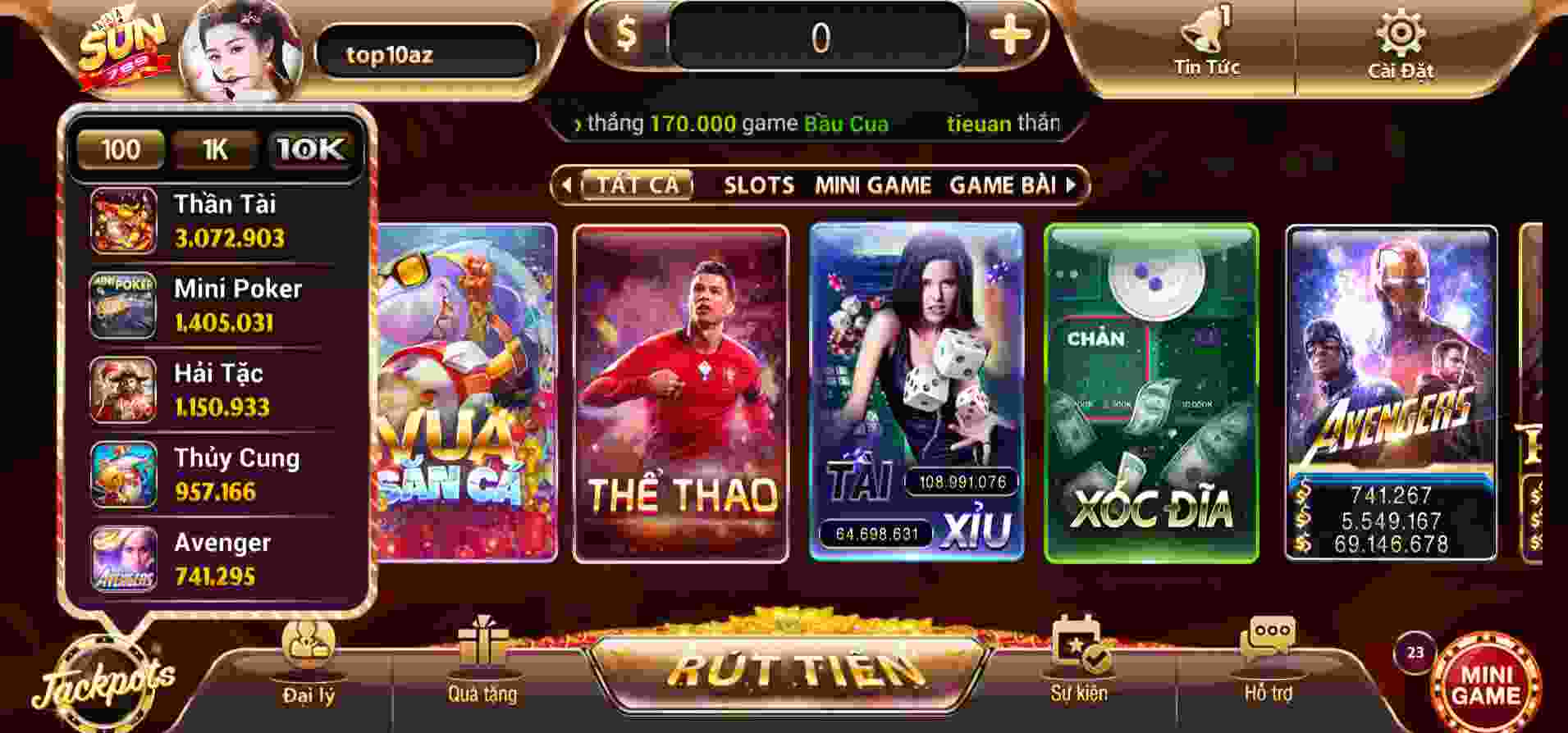 Đánh giá những ưu điểm chính của các trang web game cấp M788 - M788